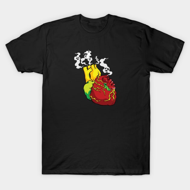 Heart T-Shirt by FortheMAKARON